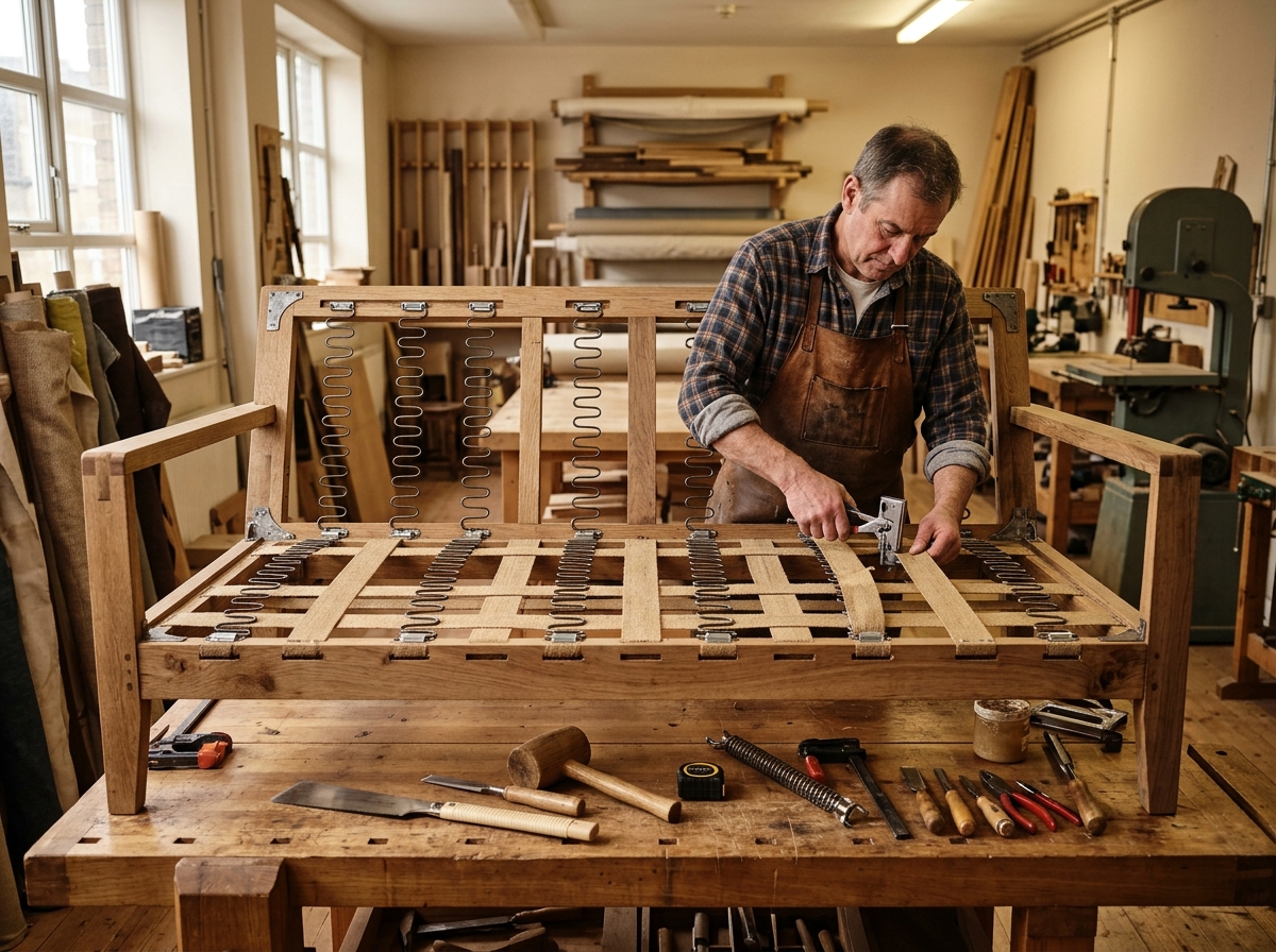 Solid timber sofa frame and mechanism repairing service in Ghaziabad